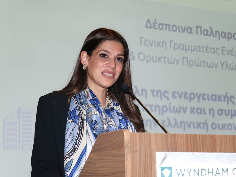 Δέσποινα Παληαρούτα Γενική Γραμματέας Ενέργειας & Ορυκτών Πρώτων Υλών
